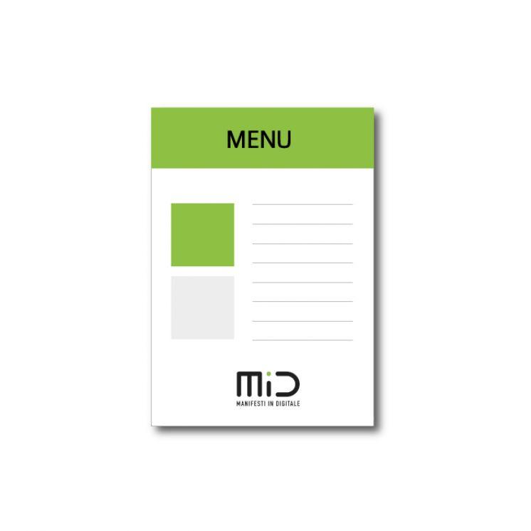 Stampa menu ristorante